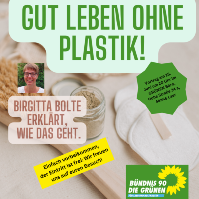 Poster zum Thema % Gut Leben ohne Plstik"